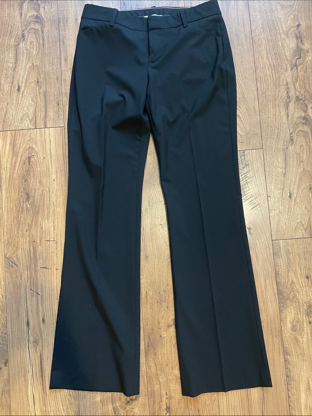 GAP Curvy Stretch Black Pants with Pink Trim